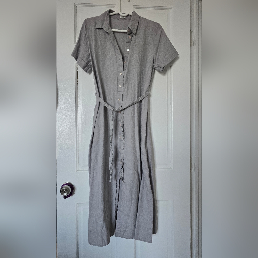 Wilfred Button Down Linen Dress